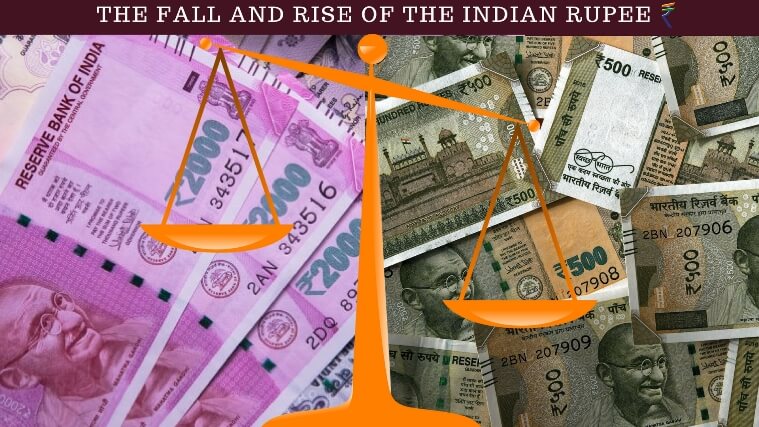 rise and fall of indian rupee