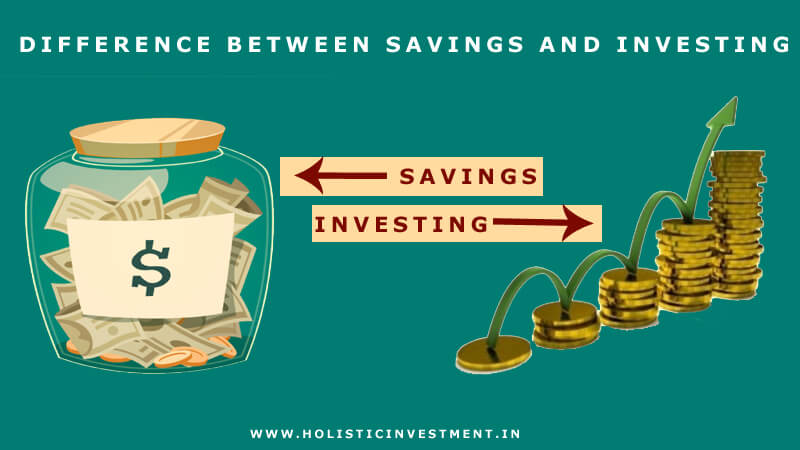 difference between savings and investing