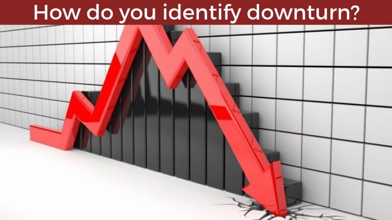 How do you identify downturn