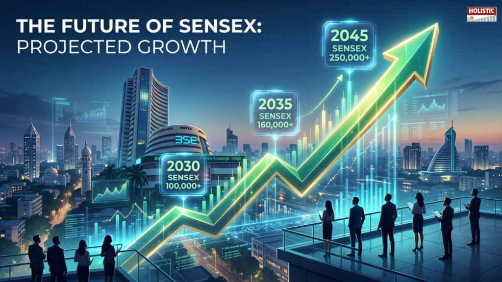 The Future Of Sensex: What Will Sensex Be In 2030, 2035, And 2045