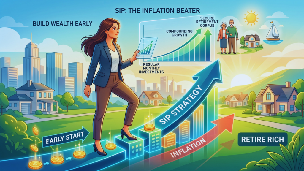 How to Build a Retirement Corpus Early: The SIP Strategy to Beat Inflation?