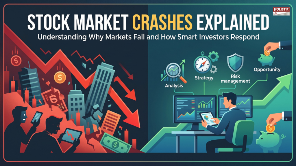 Stock Market Crashes Explained: Why Markets Fall and How Smart Investors Respond