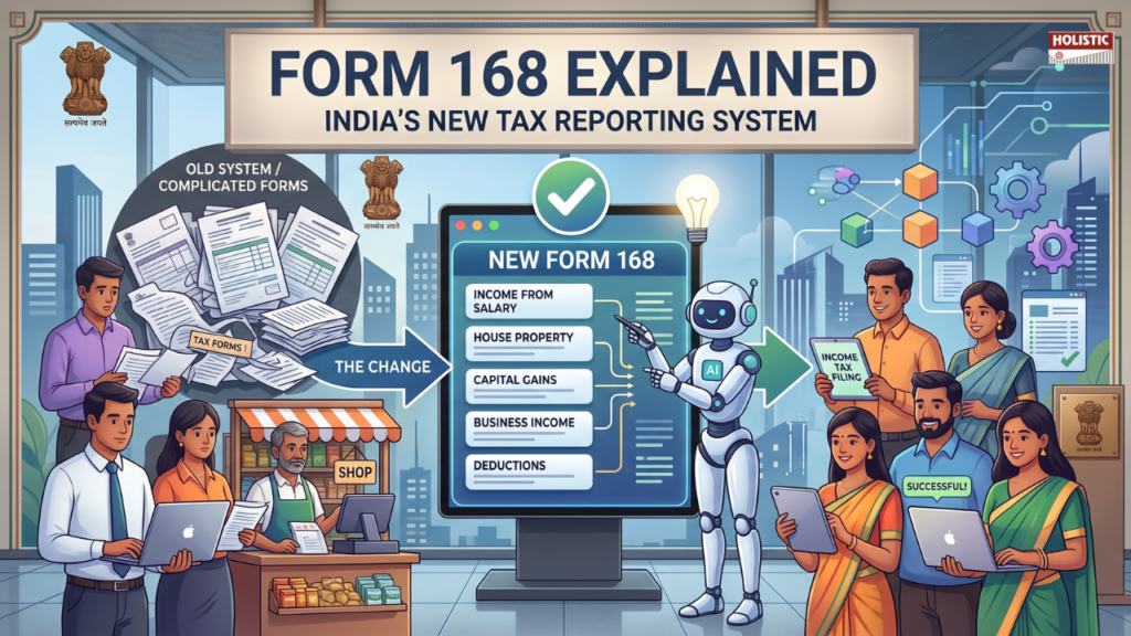 Form 168 Explained: What India's New Tax Reporting System Means for Income Tax Filers