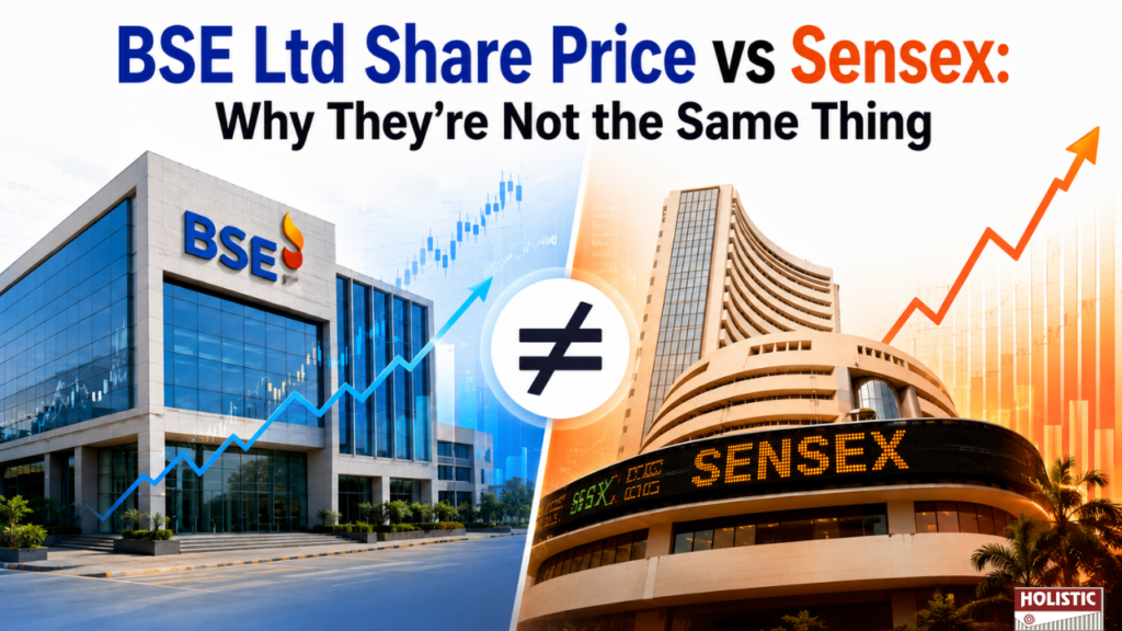 BSE Ltd Share Price vs Sensex: Why They're Not the Same Thing